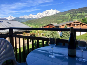 Appartement cosy et chaleureux à Megève avec vue sur le Mont Blanc